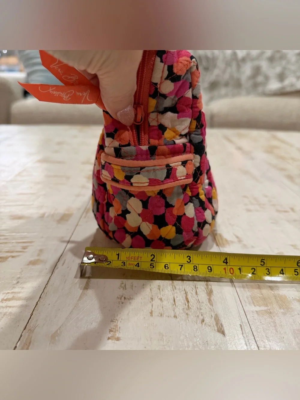 Vera Bradley Pixie Confetti Medium Makeup Bag, Retired